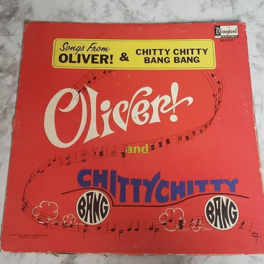 Oliver and Chitty Chitty Bang Bang Vinyl Record‎